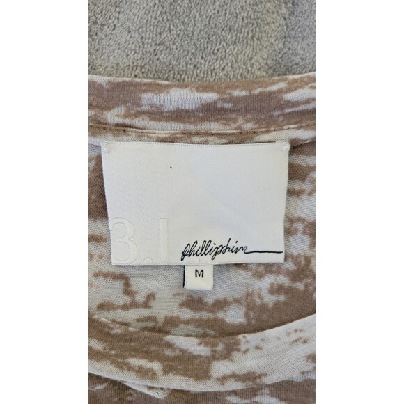 3.1 PHILLIP LIM Slant Hem Burnout Muscle Tee - Picture 4 of 5